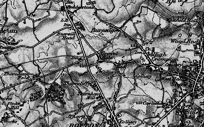 Old map of Gravel Hole in 1896