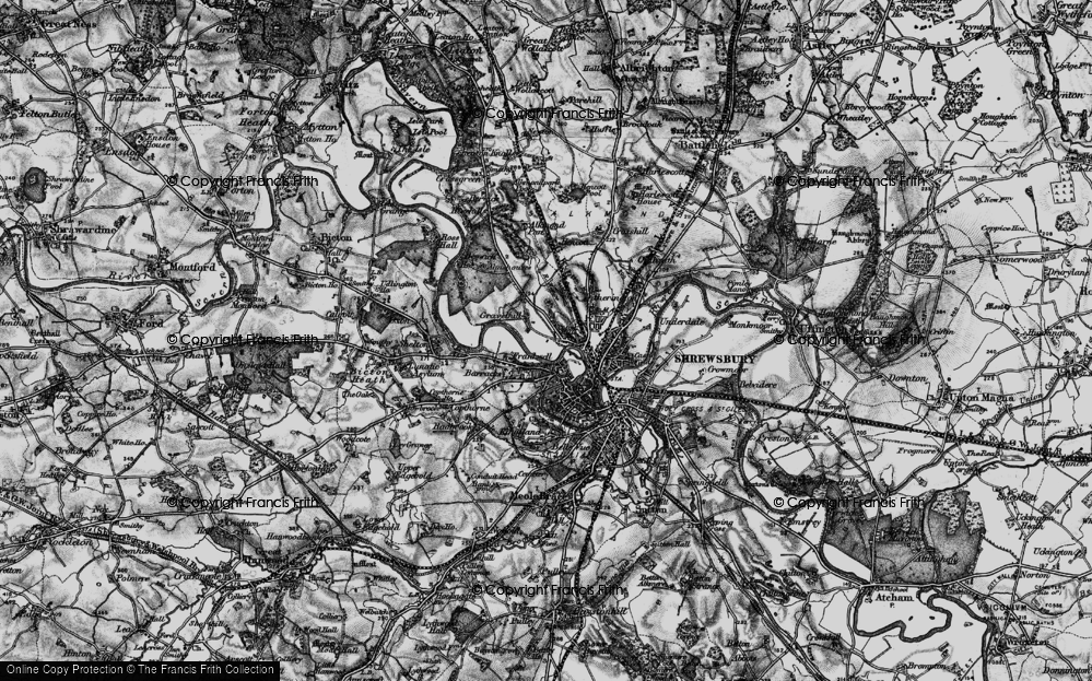 Old Map of Gravelhill, 1899 in 1899