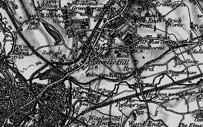 Old map of Gravelly Hill in 1899
