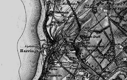 Old map of Grayson Green in 1897