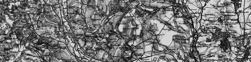 Old map of Beauvale Priory in 1895