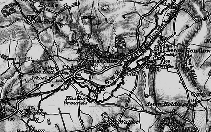 Old map of Great Alne in 1898