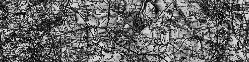 Old map of Great Barr in 1899