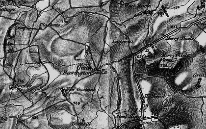 Old map of Bavington Hill Head in 1897