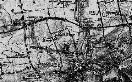 Old map of Great Berry in 1896