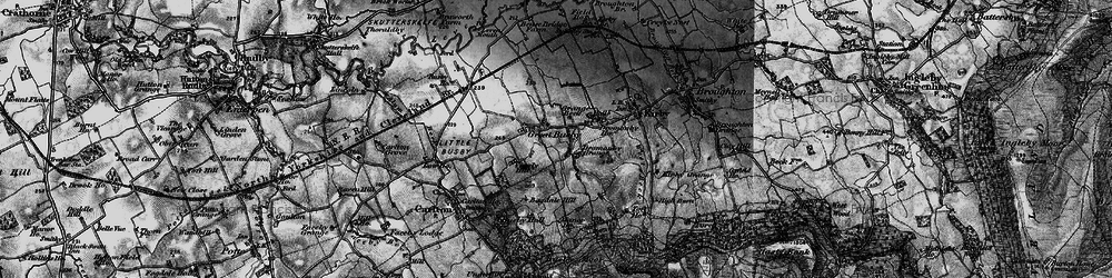 Old map of Busby Moor in 1898