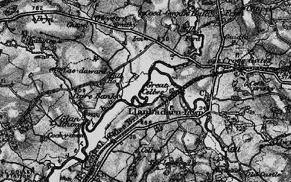 Old map of Great Cellws in 1898