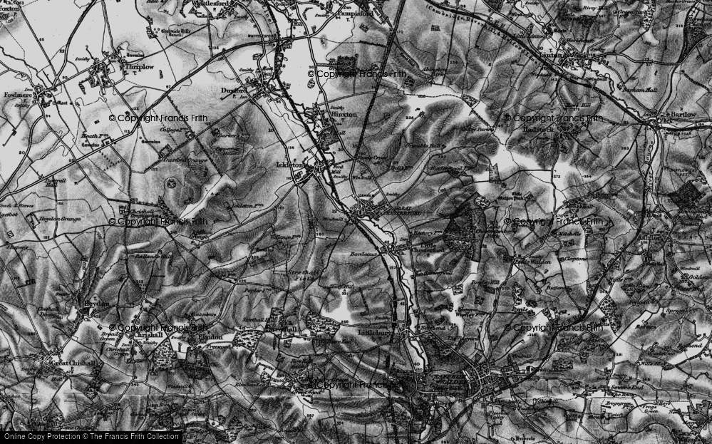 Old Map of Great Chesterford, 1895 in 1895