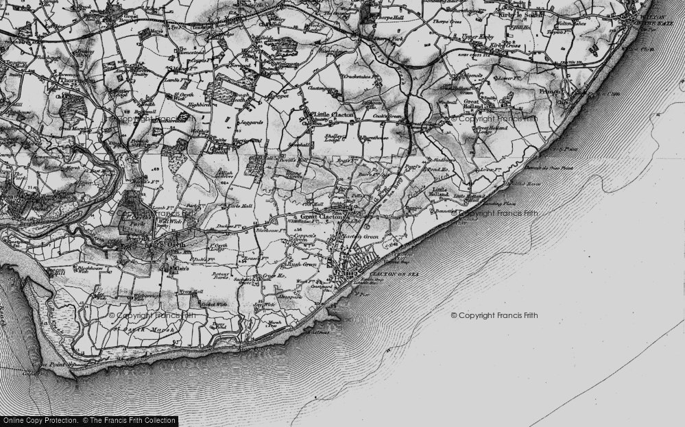 Old Maps of Great Clacton, Essex - Francis Frith