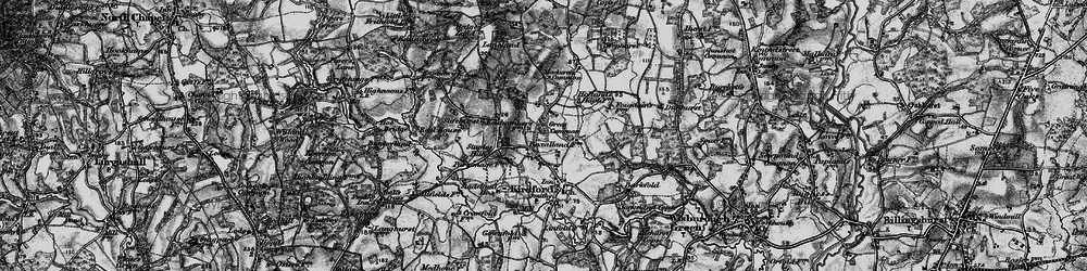 Old map of Great Common in 1895