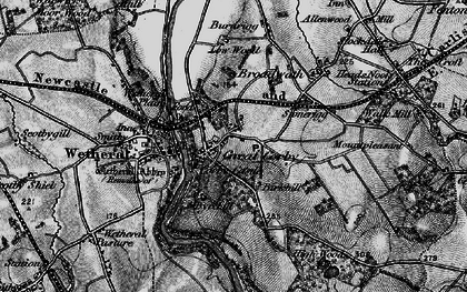 Old map of Great Corby in 1897