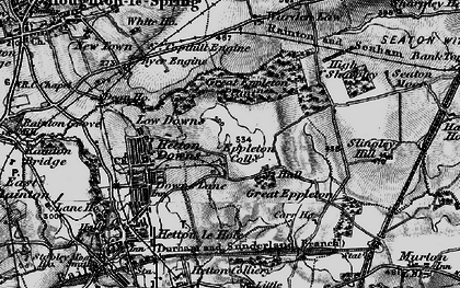Old map of Great Eppleton in 1898