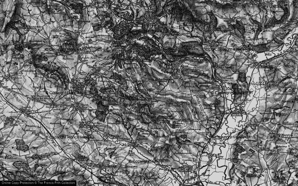 Old Map of Great Gate, 1897 in 1897