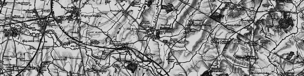 Old map of Great Glen in 1899
