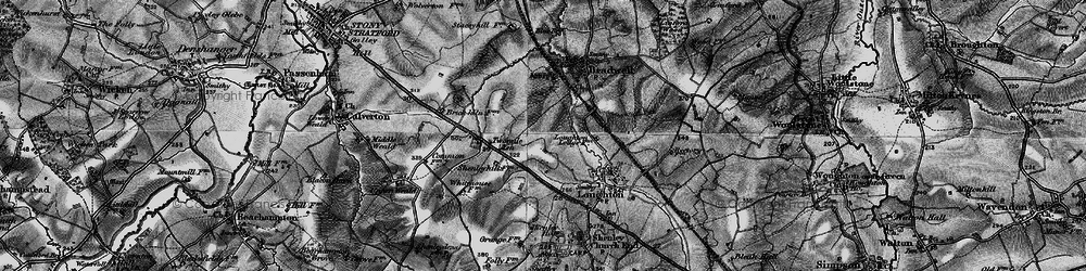 Old map of Rooksley in 1896