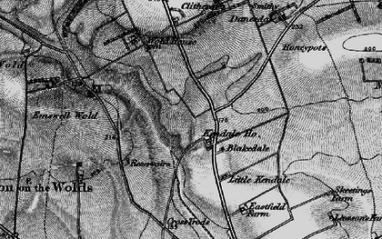 Old map of Blakedale in 1898
