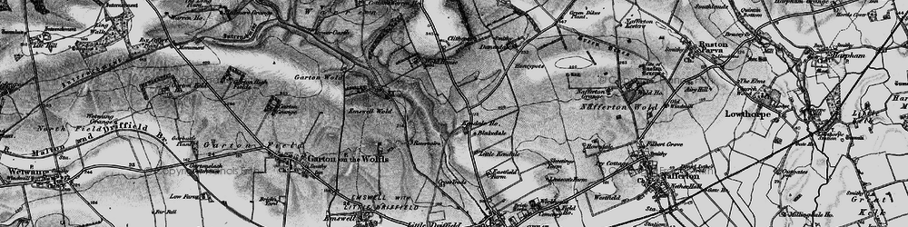 Old map of Great Kendale in 1898
