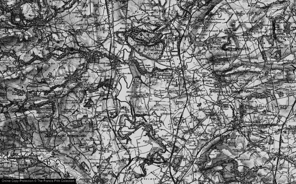 Historic Ordnance Survey Map of Great Lumley, 1898