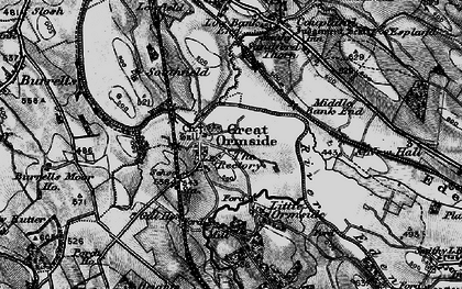 Old map of Great Ormside in 1897