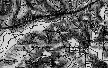 Old map of Great Purston in 1896