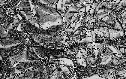 Old map of Great Torrington in 1895