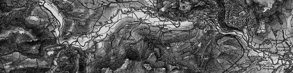 Old map of Simonside Hills in 1897