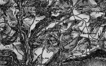 Old map of Great Tree in 1896