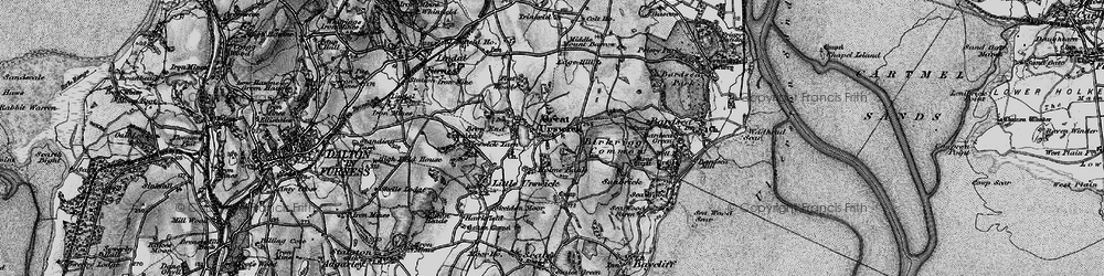 Old map of Great Urswick in 1897