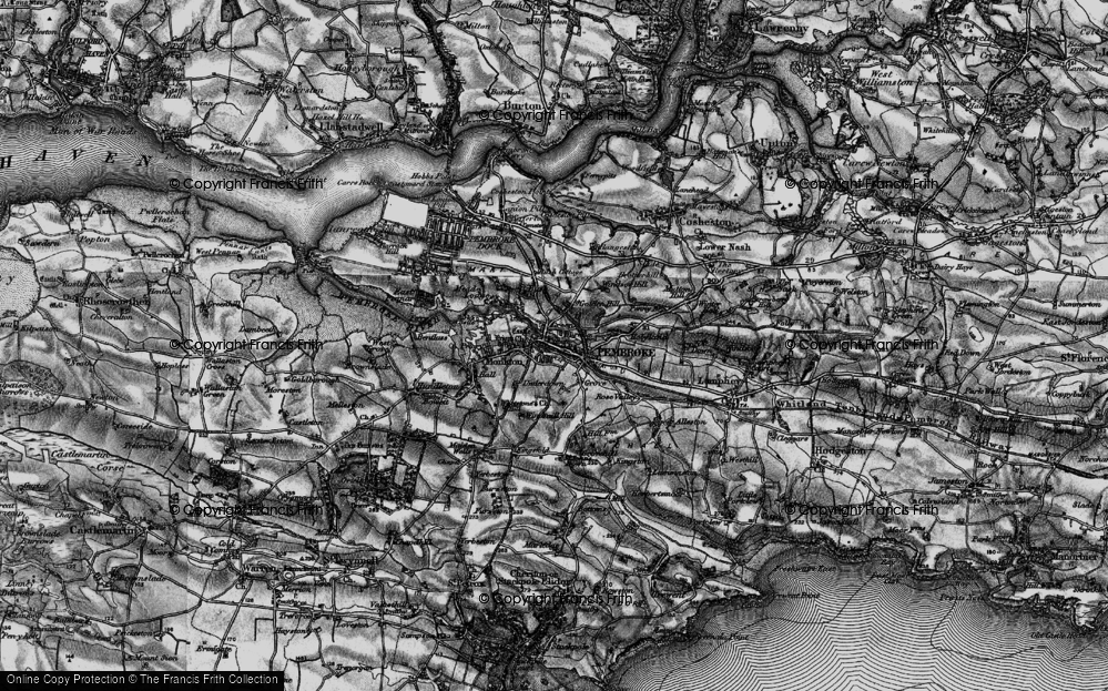 Old Map of Green, 1898 in 1898