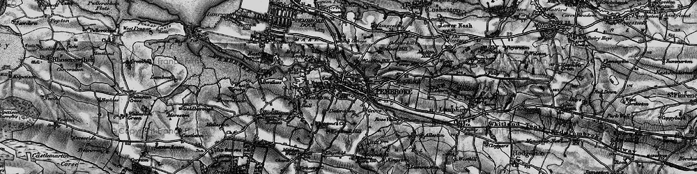 Old map of Green in 1898