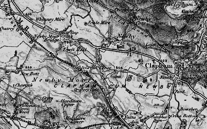 Old map of Newby Moor in 1898