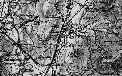 Old map of Bawmier in 1898