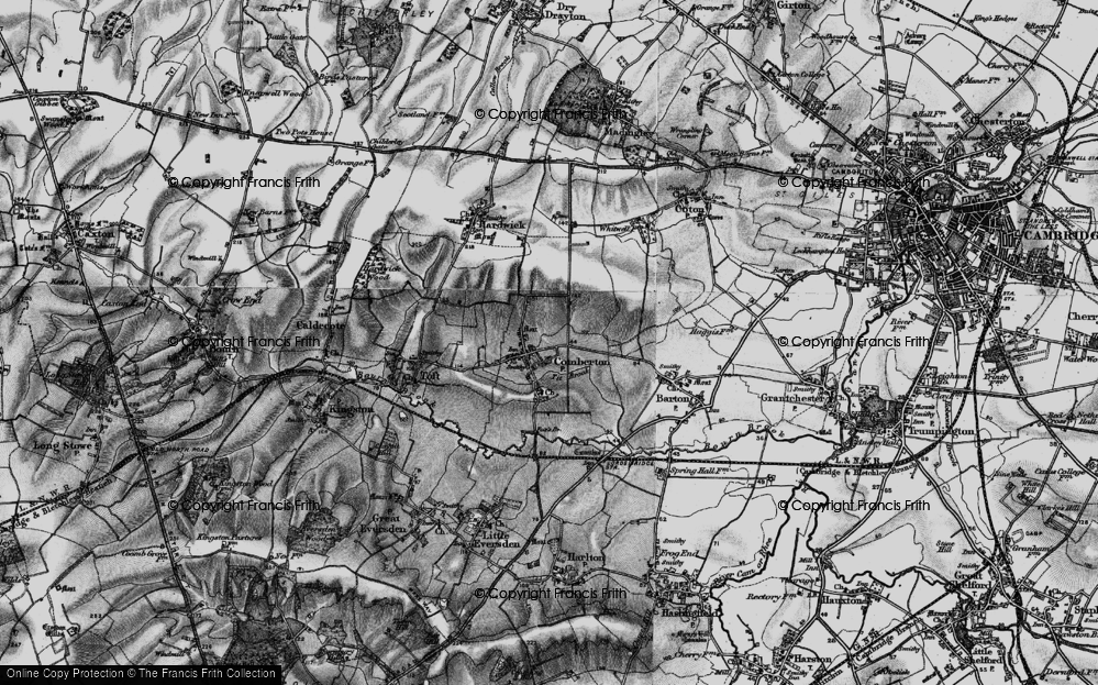 Old Map of Green End, 1898 in 1898