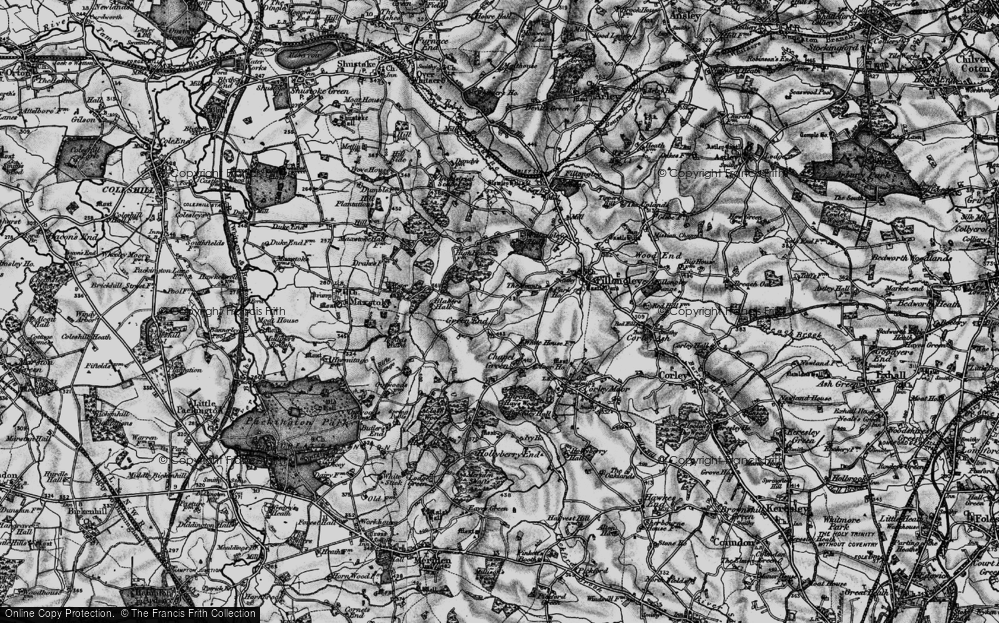 Old Map of Green End, 1899 in 1899