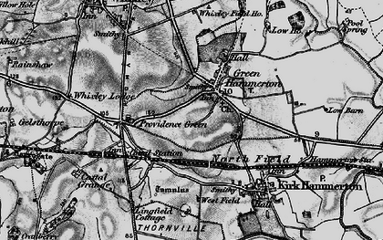Old map of Green Hammerton in 1898
