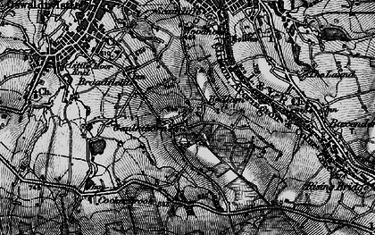 Old map of Green Haworth in 1896