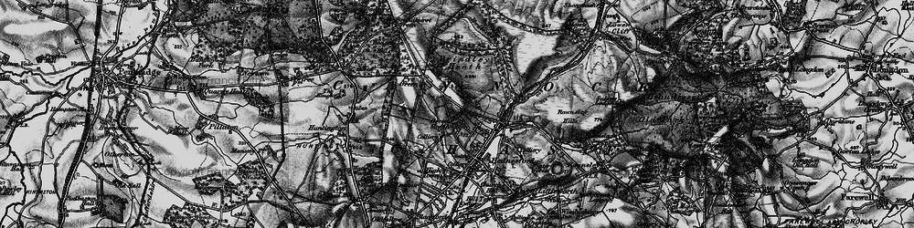 Old map of Green Heath in 1898
