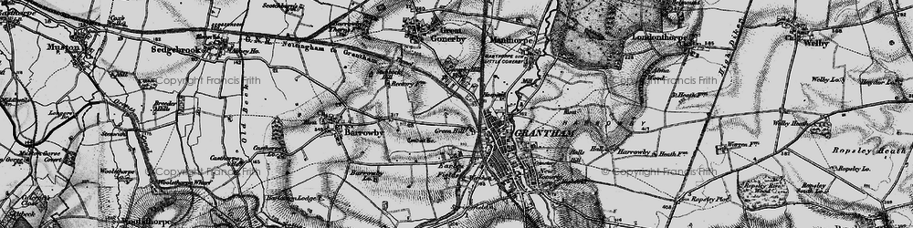 Old map of Green Hill in 1895