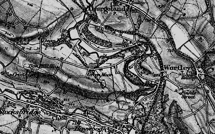 Old map of Green Moor in 1896