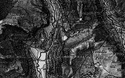 Old map of Brockstones in 1897