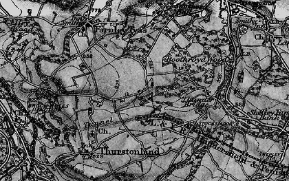 Old map of Green Side in 1896