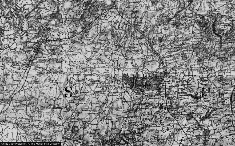 Old Map of Green Street, 1895 in 1895