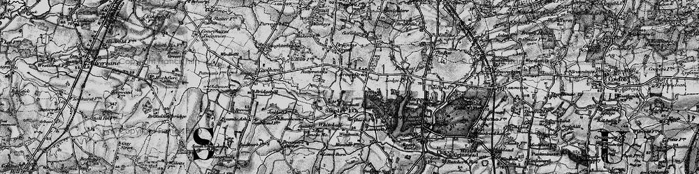 Old map of Green Street in 1895