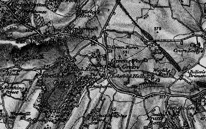 Old map of Green Street Green in 1895