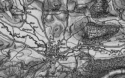 Old map of Green, The in 1899