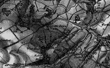 Old map of Greendown in 1898