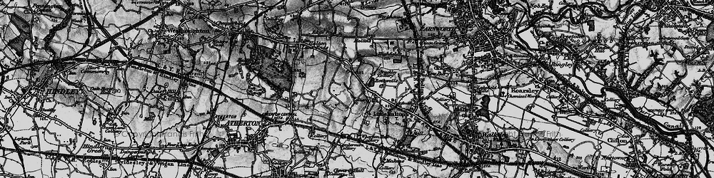Old map of Greenheys in 1896