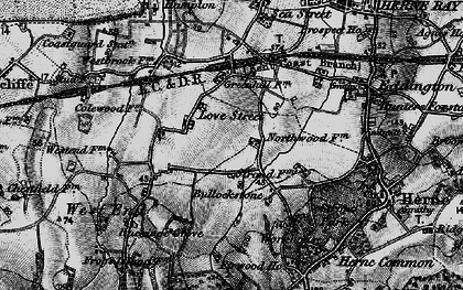 Old map of Greenhill in 1894