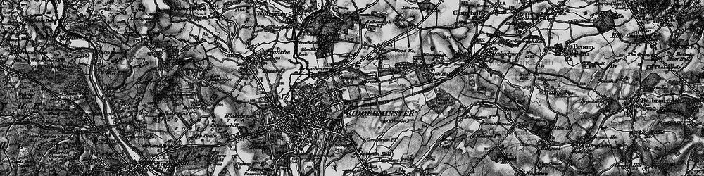 Old map of Greenhill in 1899