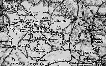 Old map of Greenhill Bank in 1897